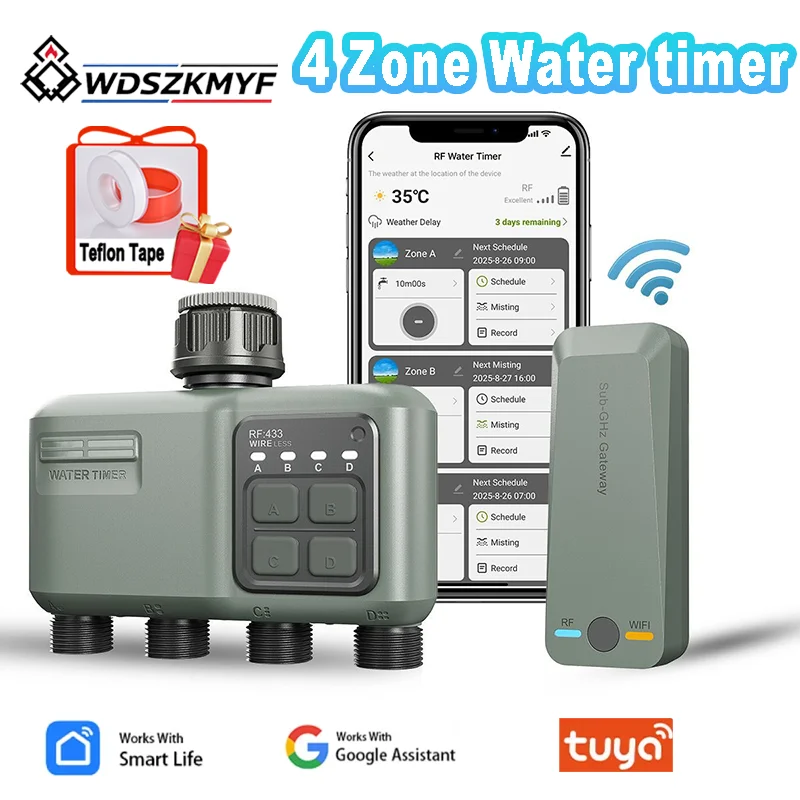 Wifi Irrigation Timer - Plant Self Watering System WiFi Smart