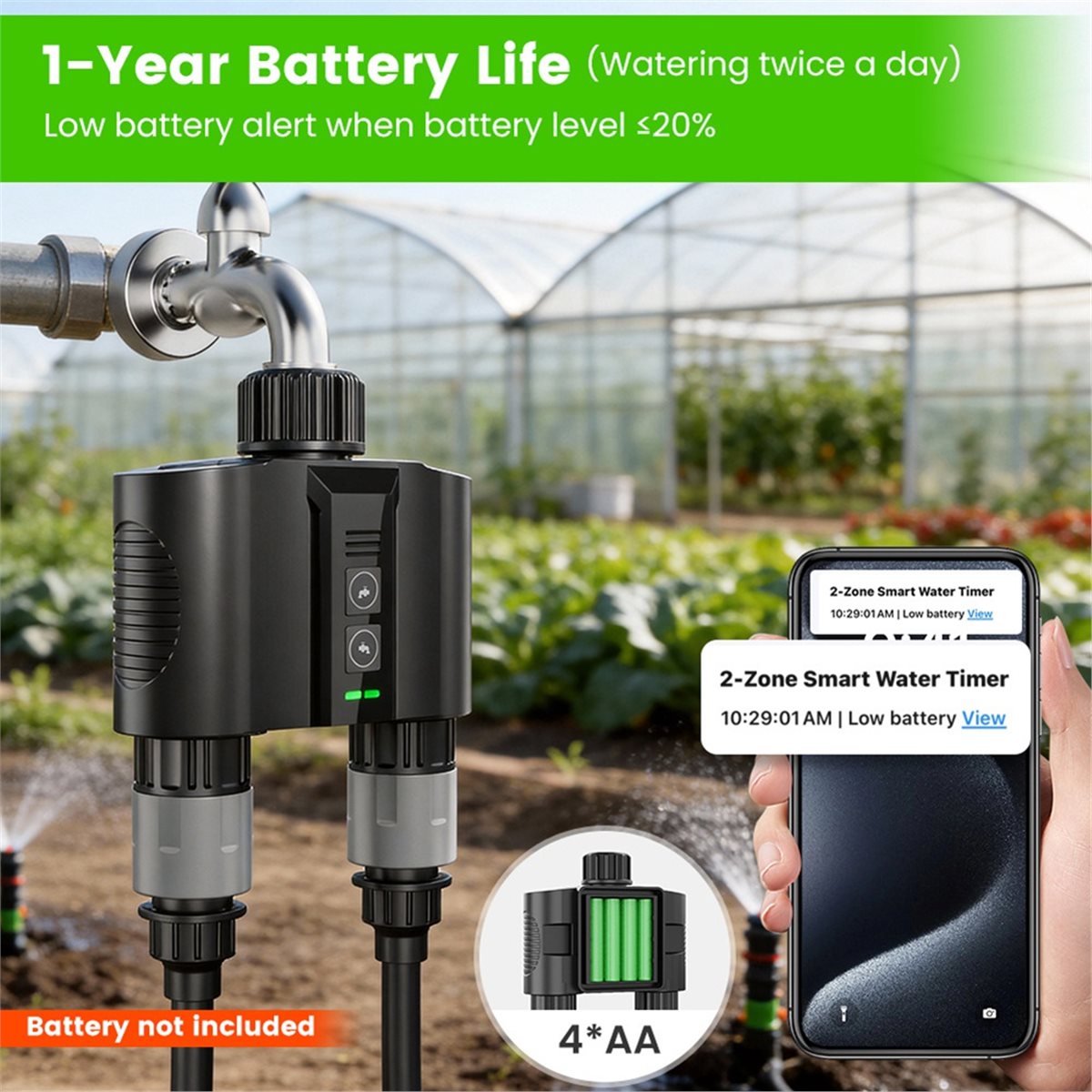 Smart Garden - Y17A 1 Set WiFi Water Timer