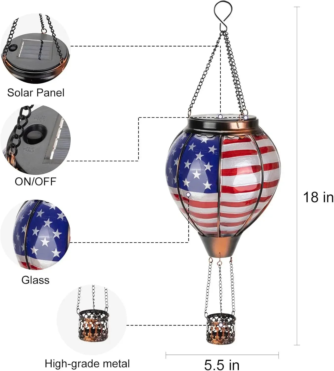 Hot Air Balloon Solar Lantern  - Smart Garden Balloon review and price