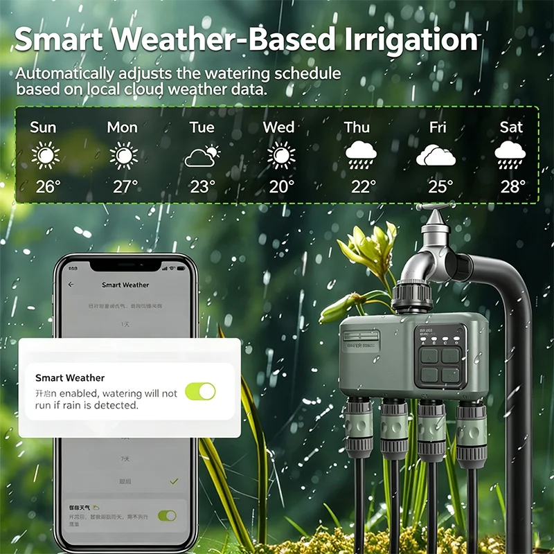Plant Self Watering System WiF - Wifi Irrigation Timer review and price