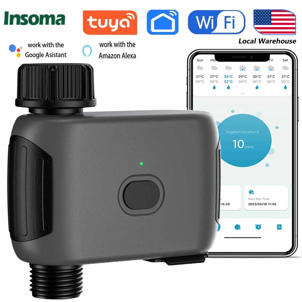 INSOMA automatic plant irrigat - Wifi Irrigation Timer review and price