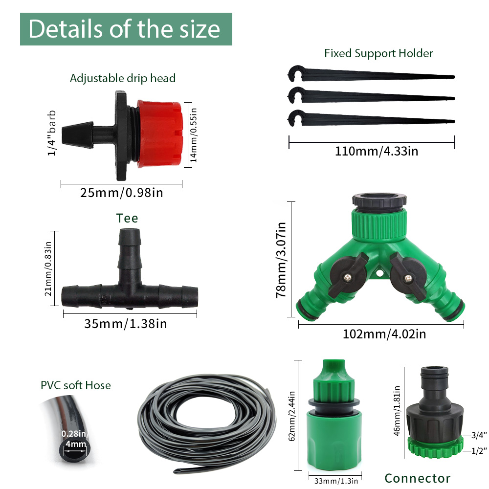Greenhouse 15M-30M DIY Drip Ir - Smart Garden Auk review and price