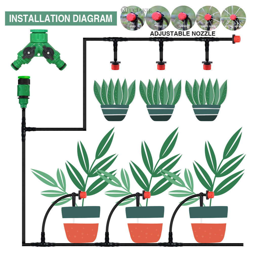 50-5M 1/4'' Hose Adjustable Dr - Smart Garden Auk review and price