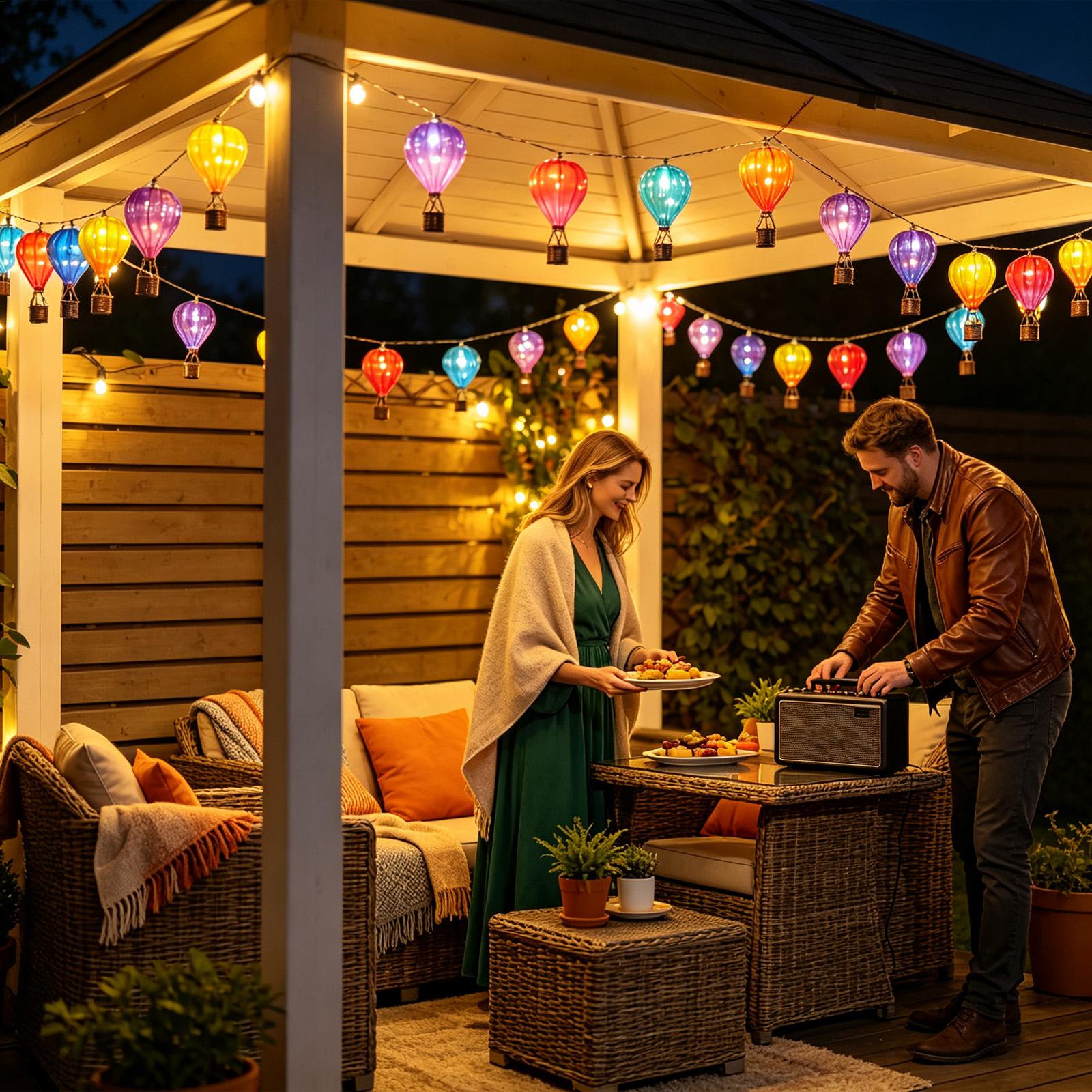 Hot Air Balloon Solar Lights 1 - Smart Garden Balloon review and price