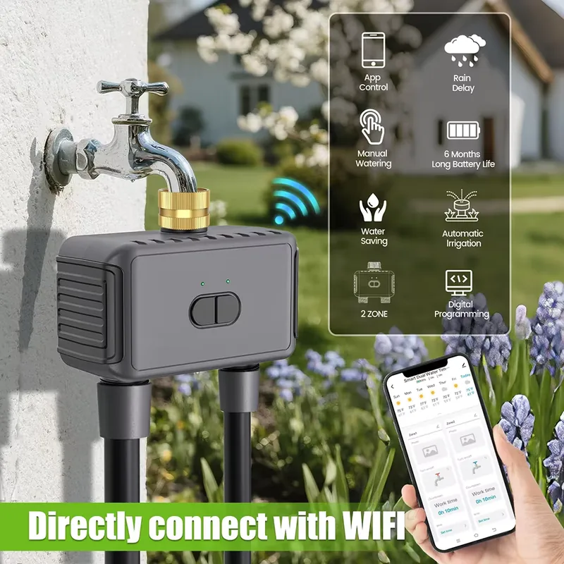 WAP01 WiFi APP Control Dual Ho - Wifi Irrigation Timer review and price
