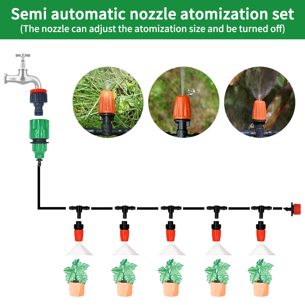 Fog Nozzles Irrigation Kit 5M- - Smart Garden Auk review and price
