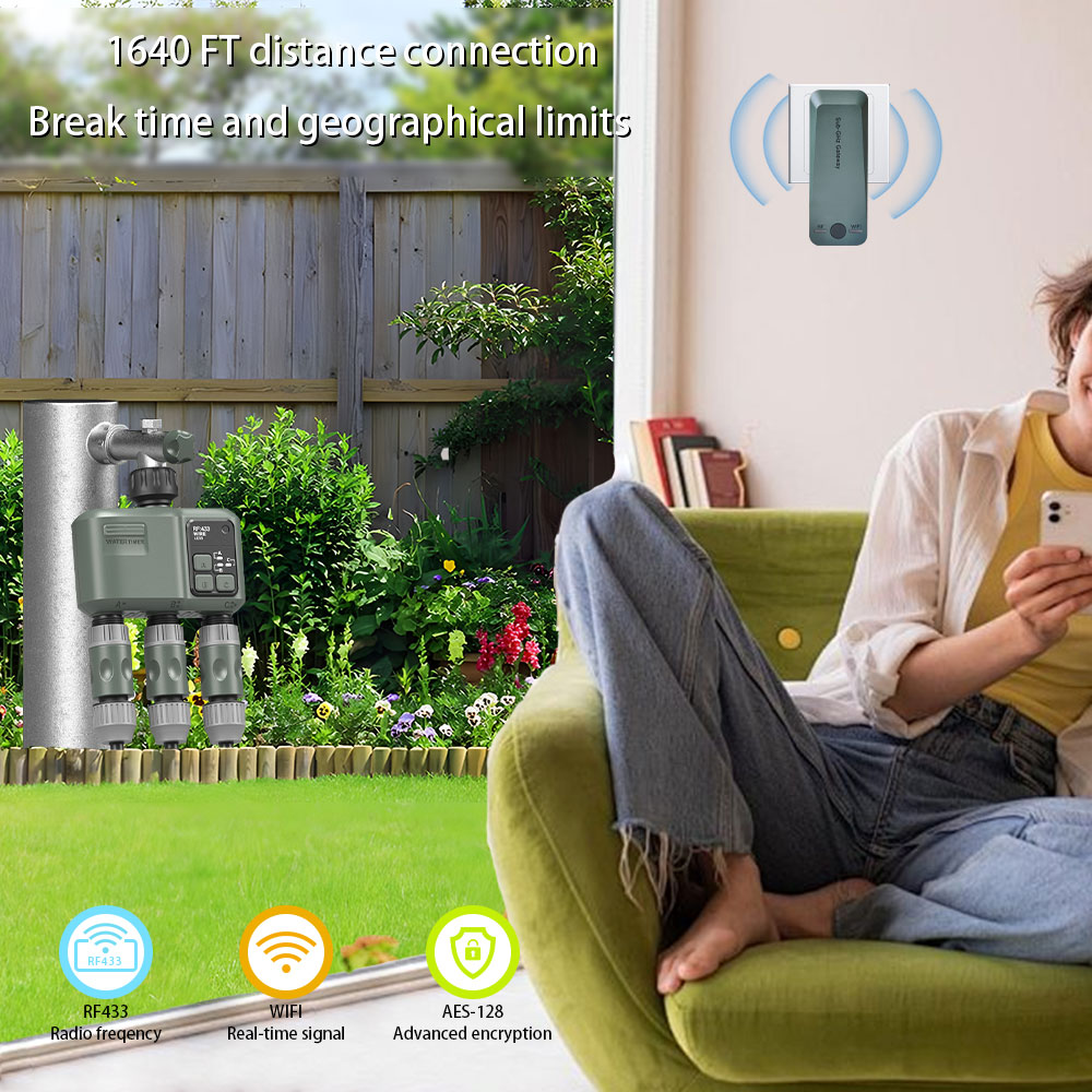 Tuya Wifi+RF433 3-outlet Water - Wifi Irrigation Timer review and price