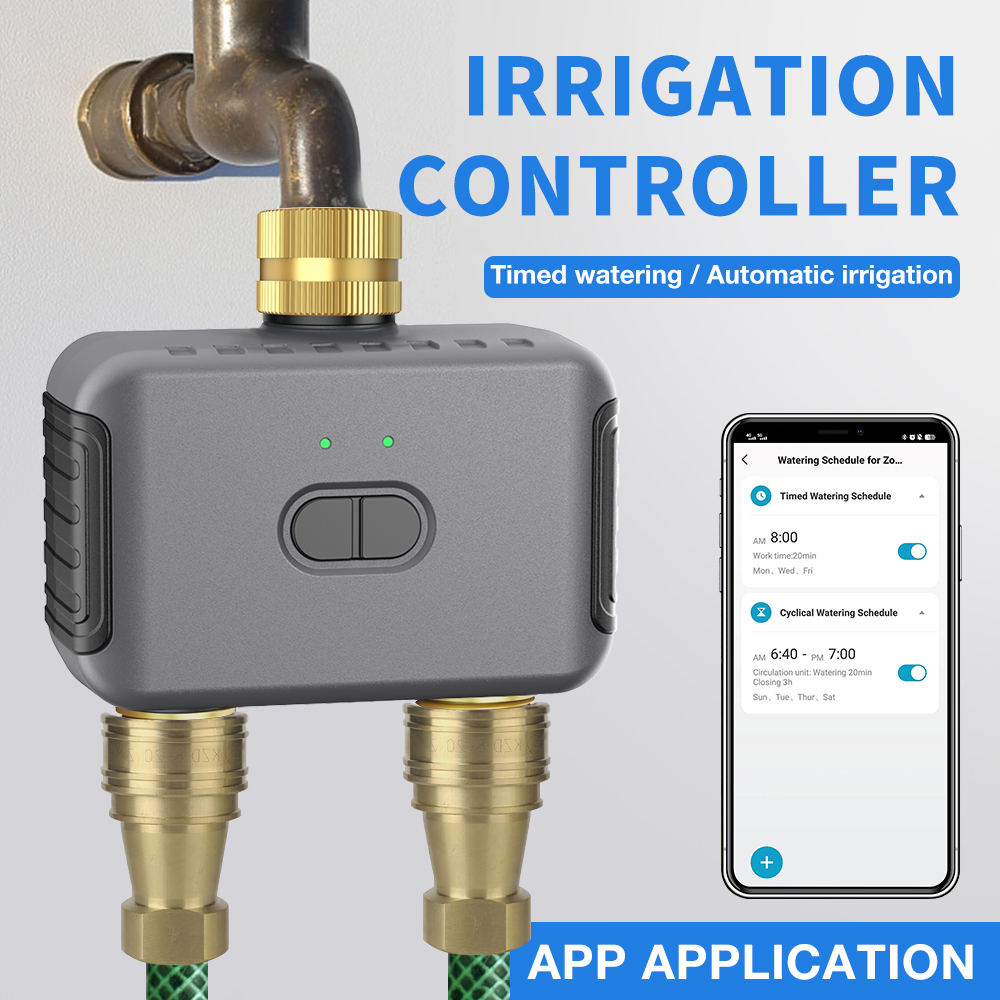 Tuya 2 Zone Watering Timer Gar - Smart Garden Auk review and price