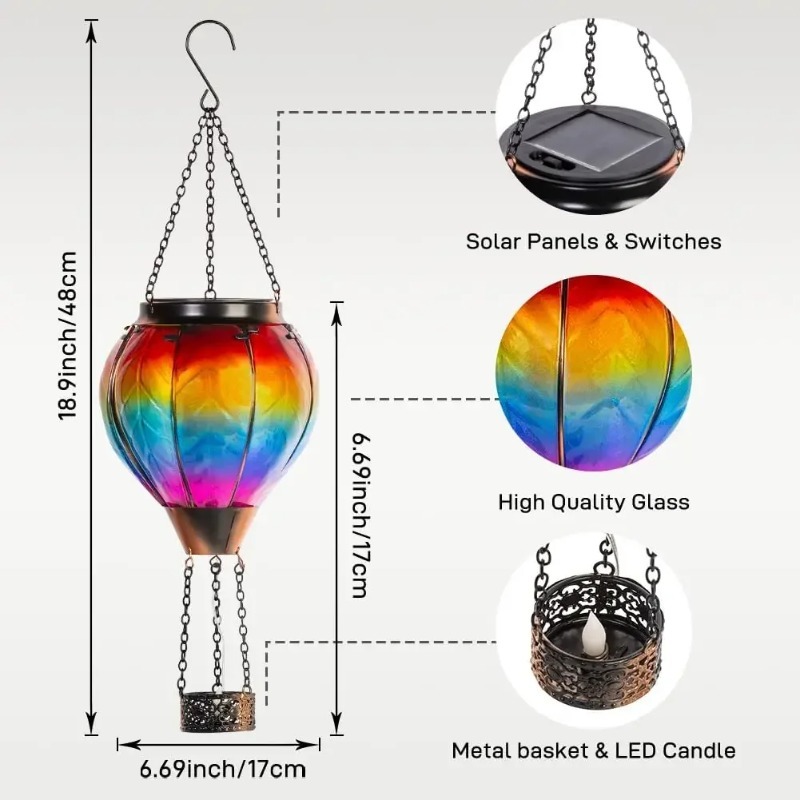 Vintage Solar Garden Lamp LED  - Smart Garden Balloon review and price