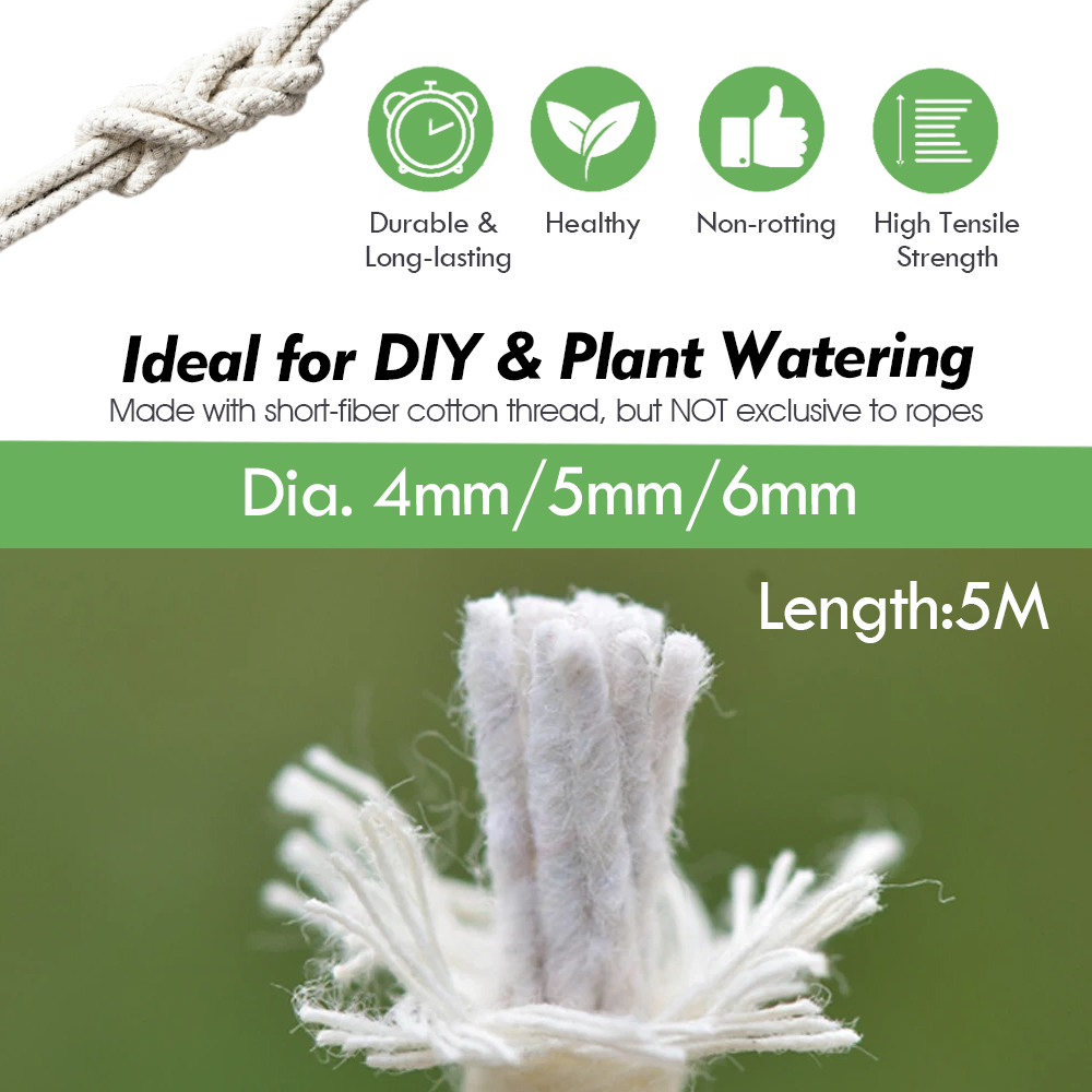 4/5/6mm Self Watering Cotton W - Smart Garden Auk review and price